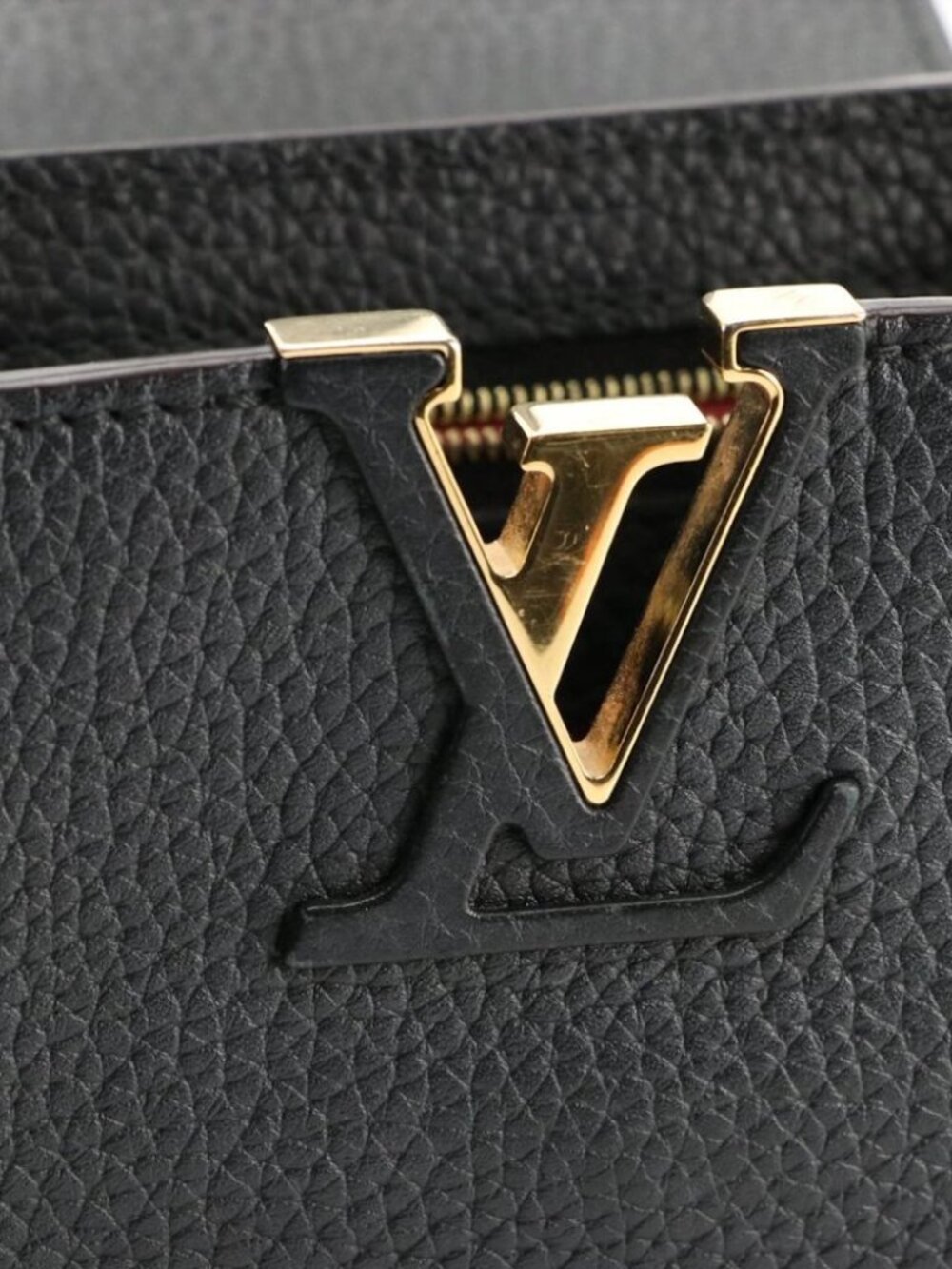 Louis Vuitton Black Taurillon Capucines BB Bag - Picture 6 of 9